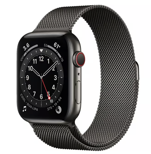 Apple Watch 6 (44mm + GPS + Cell ) Stainless Steel Black