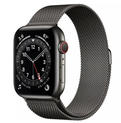 Apple Watch 6 (44mm + GPS + Cell ) Stainless Steel Black